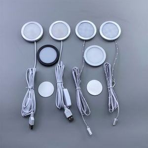 <span class=keywords><strong>Spot</strong></span> <span class=keywords><strong>LED</strong></span> RGB USB 5V 3W, design moderne, 6 cm, mince, en aluminium, avec télécommande, pour utilisation en intérieur, <span class=keywords><strong>salle</strong></span> <span class=keywords><strong>de</strong></span> <span class=keywords><strong>bain</strong></span> - Product Image 2