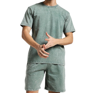 High Street Style Polyester/Cotton Sports Casual Wear Men's Summer Casual Matching <b>Set</b> Eco-Friendly Men's Outerwear <b>Twin</b> <b>Sets</b> - Product Image 1