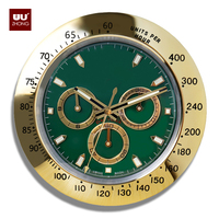 14 Zoll Metall-Kunst Zyklopen-Wanduhr Uhren Wohnungsdekoration Luxuriöses Design Wanduhr für die Wand