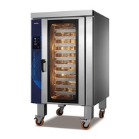Four de boulangerie commercial 5 8 10 12 16 plateaux four à convection à vapeur de cuisson électrique industriel pour biscuit à tarte au pain avec CE