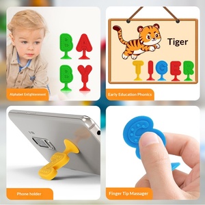 ของเล่นเสริมพัฒนาการแบบใหม่ ข้ามพรมแดน ช่วยคลายเครียด ตัวอักษรภาษาอังกฤษ 26 ตัว ทำจากซิลิโคน ฝึกอ่านออกเสียงและสร้างคำศัพท์ด้วยตนเอง - Product Image 3