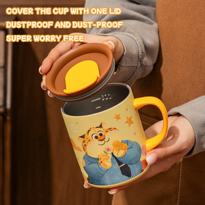 <span class=keywords><strong>Mug</strong></span> <span class=keywords><strong>isotherme</strong></span> en acier inoxydable <span class=keywords><strong>Disney</strong></span> avec poignée, tasse à café et à lait avec motif de dessin animé, avec boîte cadeau pour la maison et le bureau - Product Image 6