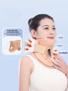 Fijador de cuello para adultos, soporte polimérico Clase I, dispositivo de Cuidado del Hogar para corte de aire, soporte <span class=keywords><strong>cervical</strong></span> postoperatorio de tortícolis - Product Image 5