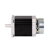 Motor paso a paso híbrido Kaifull NEMA 34 de 2 fases, 24V, con freno, 9.5Nm, KST-86D85-M-0002, 8 cables, para eje Z pesado, máquina CNC, brazo robótico