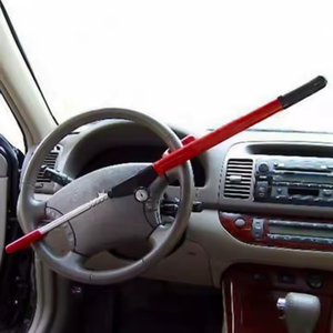 Accesorios para Autos Más Vendidos, Bloqueo Antirrobo para Volante, Acero Endurecido con Revestimiento de Vinilo, Bloqueo para Auto - Product Image 2