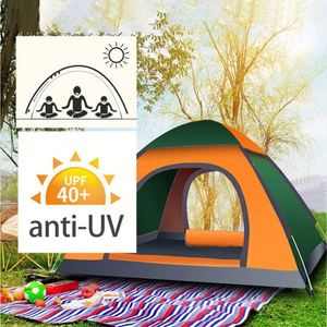 Equipo de Senderismo, Carpas de Playa Automáticas para Exteriores, Impermeables, para Acampar en Familia - Product Image 4
