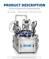 Machine de remplissage, de scellement et de bouchage rotative multifonctionnelle pour flacons de parfum CYJX