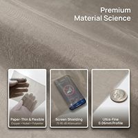 Tissu en maille semi-transparente en cuivre pour blindage EMF RF EMI, idéal pour rideaux, couvre-routeur et projets DIY