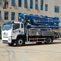 JIUHE Venta Directa de Fábrica, Precios Bajos, Camión Mezclador de Concreto Autocargable Diésel Pequeño de 36m, Bomba Totalmente Hidráulica para Construcción