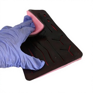 DADDY D PRO Pansements auto-adhésifs de qualité professionnelle, matériau en silicone réaliste à 3 couches, coussin d'entraînement aux sutures, classe I CE ISO - Product Image 1