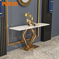 Létanches puuo — pieds métalliques de luxe en acier inoxydable, luxueux et modernes, avec miroir, idéal pour une chambre à coucher, une console en verre ou un couloir