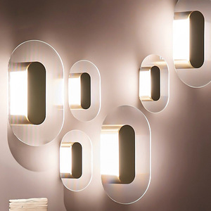 Modern Minimalist Round Wall Lamp Led <b>Light</b> Source E27 Switch Control For Hallway Living Room Bedroom Bedroom Bedside - Product Image 4