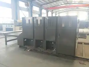 Vendita in fabbrica macchina da stampa flessografica semi automatica scatola di cartone catena alimentatore stampante slotter macchina