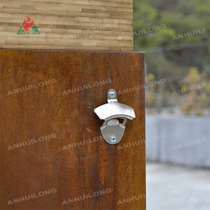 Barbekü çukur corten çelik taşınabilir açık barbekü ateş çukuru bahçe ızgara ile metal barbekü ateş çukuru - Product Image 6