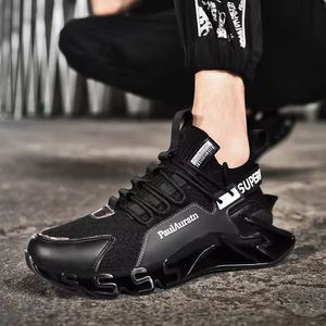 รองเท้าวิ่งผู้ชายแฟชั่นกันลื่น รุ่นใบมีด ไซส์ใหญ่ ทนทาน ระบายอากาศดี รองเท้าลำลองใส่เดินเล่นเล่นกีฬา ผ้าตาข่าย EVERGREEN - Product Image 4