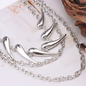 Hip-hop cá tính ít Ớt đinh tán sắc nét nhiều lớp kim loại quần chuỗi unisexual Gothic xu hướng phụ kiện - Product Image 5