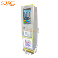 Distributeur automatique de monnaie en métal personnalisé de haute qualité SOURCE, machine de change de devises ATM, 110-240V universel pour l'industrie du divertissement