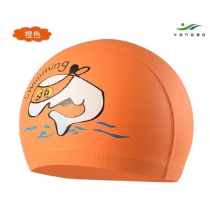 Gorro de Natación de PU para Niños Yongbo, Diseño de Delfín Azul, para Natación y Juegos Acuáticos - Product Image 4