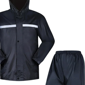 Imperméable de haute qualité ensemble moto corps complet imperméable manteau de pluie voiture électrique équitation à emporter réfléchissant fendu imperméable - Product Image 5