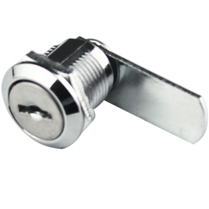 Serrure à came industrielle en alliage de zinc avec placage chromé brillant, cylindre de verrouillage haute performance, utilisation L/R pour machines, boîtes de distribution - Product Image 1