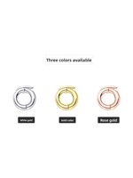 XD p3245 S925 bague en argent sterling boucle vivante bracelet collier anti-chute artefact connexion boucle assurance de sécurité
