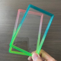 Pelindung Sudut Kartu Graded PSA Transparan Multi Warna untuk Kartu Trading Graded Pengiriman Cepat