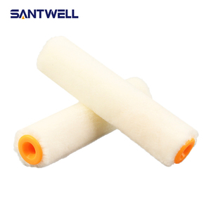 4 Inch Mini Wool <b>Paint</b> Roller Refill | Pure White Fine Wool Roller Core Compact Design for No-Dead-End Coating - Product Image 5