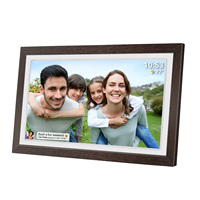 Cadre photo numérique WiFi 21,5 pouces en gros avec application Frameo, double WiFi, mémoire 32 Go, cadeau pour maison intelligente