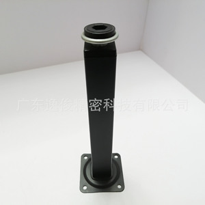 Adjustable Black Square Coffee <b>Table</b> <b>Legs</b> Carbon Steel Industrial Design Easy Installation Furniture Support - Product Image 2