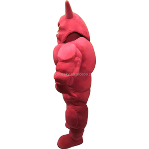 Blue Sky kostum maskot banteng otot 3D berjalan populer maskot banteng otot 3D dewasa untuk ruang kebugaran acara iklan - Product Image 2