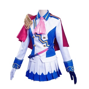 Vestito uniforme della scuola superiore all'ingrosso vestito blu marinaio Lolita Pretty Derby Tokai Teio <span class=keywords><strong>Costume</strong></span> Anime costumi Cosplay di Halloween - Product Image 4
