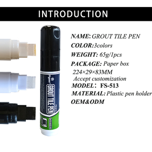 <span class=keywords><strong>ปากกา</strong></span>มาร์กเกอร์สีกระเบื้องปลายจัมโบ้สำหรับซ่อมผนัง - Product Image 4