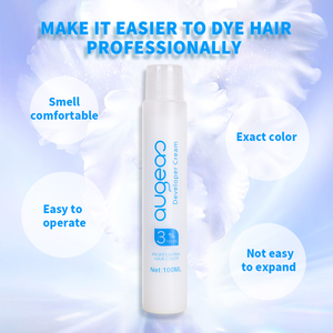 Etiqueta privada Augeas profesional bajo amoníaco Color permanente tinte oxidante salón peróxido crema desarrollador del cabello - Product Image 3