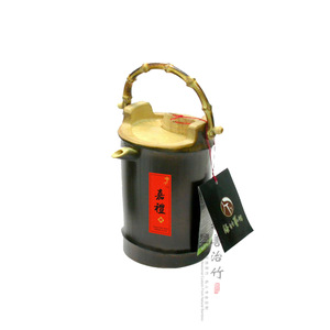 Bamboo Wine Pot With Lid And Handle For Wedding Gift Set LYT0036 - Product Image 1