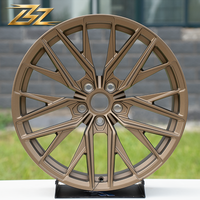 Jantes de course en alliage d'aluminium monobloc forgées sur mesure BZ, jantes auto 18 19 pouces 5x108 pour Ford Volvo Jaguar Renault Peugeot