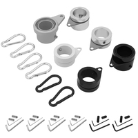 Accessoires de mât Anneau en aluminium sur le mur du télescope de 6 pieds