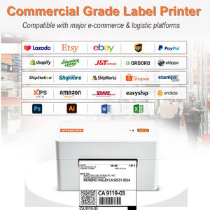 Aiyin 3inch 80 mét <span class=keywords><strong>Mini</strong></span> Bluetooth Máy in nhiệt vận chuyển nhãn Máy in mã vạch cho thuận tiện in ấn - Product Image 4