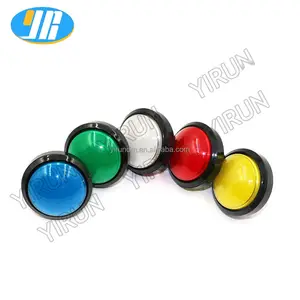 Usine directe en gros 12V pièces de Machine d'arcade 60mm dôme LED bouton poussoir interrupteur momentané lumineux démarrage pièce poussoir