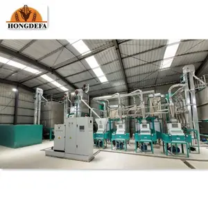 Hot Sale Maize Flour Mill Machinery 30t/24h With Stainless Steel Moisture bin