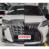 Pour 2015-2022 Alphard/Vellfire mise à niveau vers les Kits de Conversion LM pour Vellfire/ANH 30 35 convertir les accessoires extérieurs du modèle Le xus LM