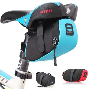 Bolsa de asiento trasero para bicicleta de montaña Unisex, bolsa de almacenamiento para SILLÍN de bicicleta deportiva, funda de herramientas para ciclismo, venta al por mayor