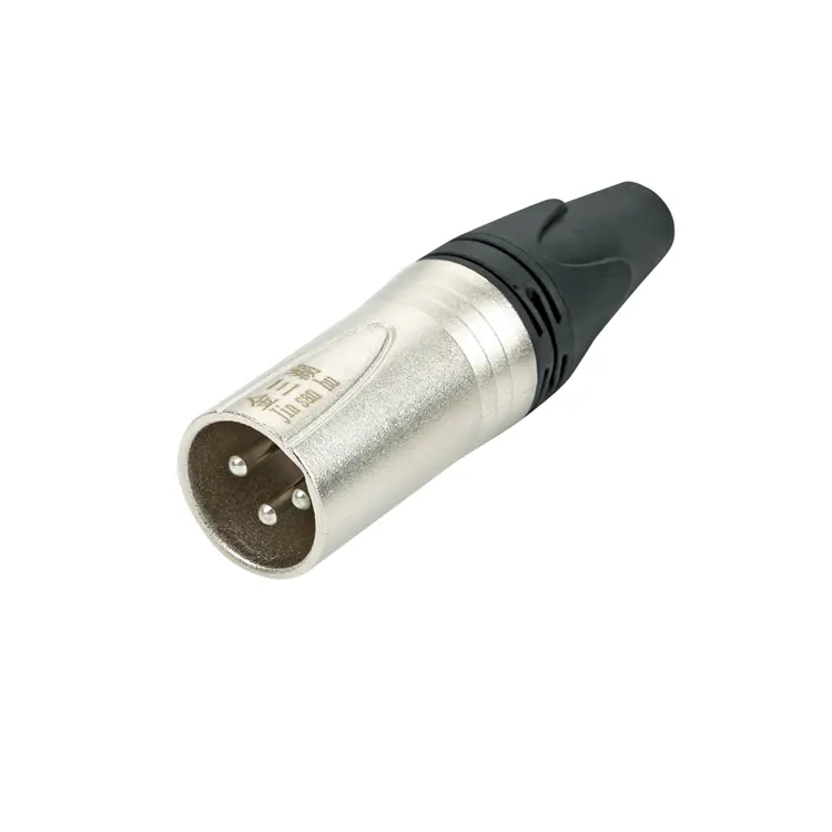 high quality microphone copper 3 pin xlr male female connector