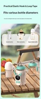 Chauffe-biberon pour bébé, fonctionne sur piles, 18W, chauffage à température constante, gadget portable, universel, matériau ABS, OEM