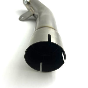 Tubo de enlace de escape de motocicleta para <span class=keywords><strong>Kawasaki</strong></span> Ninja ZX6R <span class=keywords><strong>636</strong></span> <span class=keywords><strong>2023</strong></span> 2024, tubo de acero para silenciador Original - Product Image 5