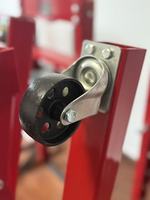 Grue hydraulique robuste pour moteur avec flèche réglable, palan pliable pour atelier, idéal pour la réparation de voitures/camions en garage
