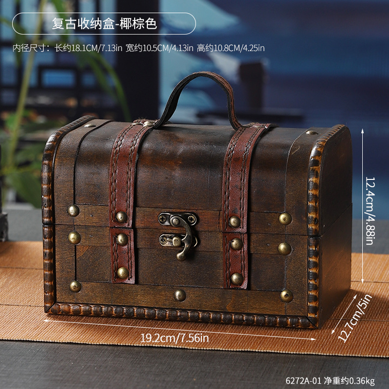 6272A-01 Caja de almacenamiento - Marrón coco