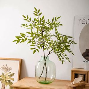 OBL nóng bán Chất lượng cao lá cây bonsai Bạc cây bạch dương cây nhân tạo cho các nhà máy trang trí trong nhà - Product Image 2
