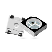 Chip LED WS2812B/SK6812 5V con IC Integrado 5050, Fuente de Iluminación Indicadora Programable RGBIC para Equipos de Drones