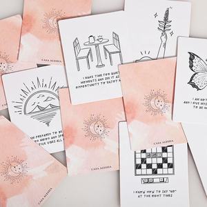 Tarjetas de Afirmación con Impresión Personalizada, Tarjetas de <span class=keywords><strong>Tarot</strong></span> Positivas Diarias, Tarjetas de Afirmación con Citas de <span class=keywords><strong>Salud</strong></span> Mental - Product Image 3