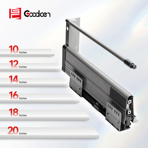 Goodcen mềm đóng hộp kim loại ngăn kéo trượt mỏng tandom thủy lực mỏng tandom kim loại đôi tường ngăn kéo hệ thống hộp tandom - Product Image 1